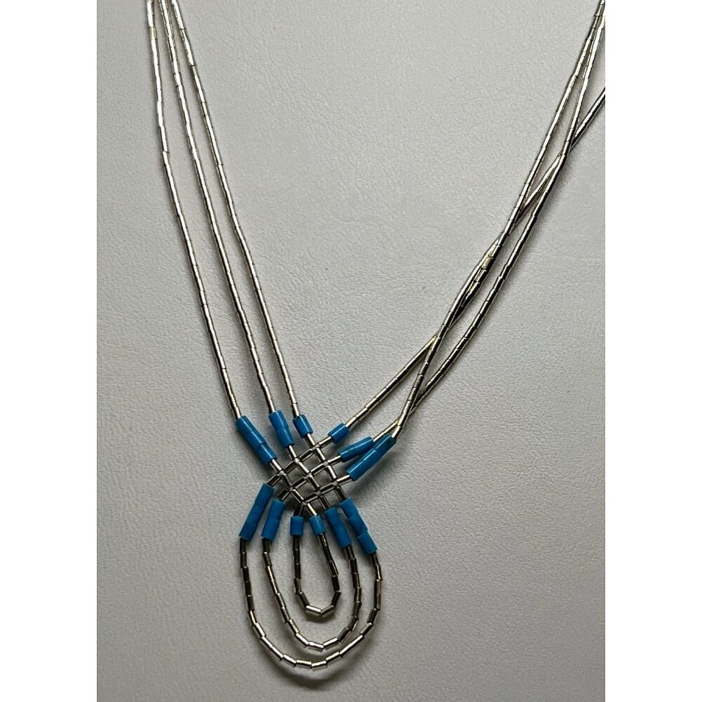 925 STERLING SILVER TURQUOISE NECKLACE